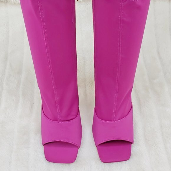 Berry Heeled Boots - Picture 5 of 12